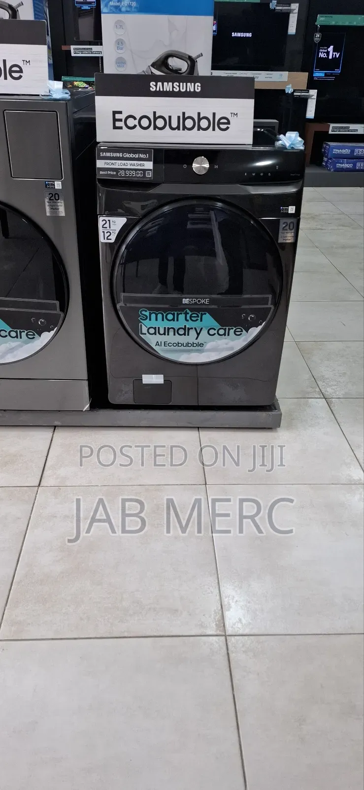 21kg Ai Samsung Washer Dryer Ecobubble 21kg Washing Machine