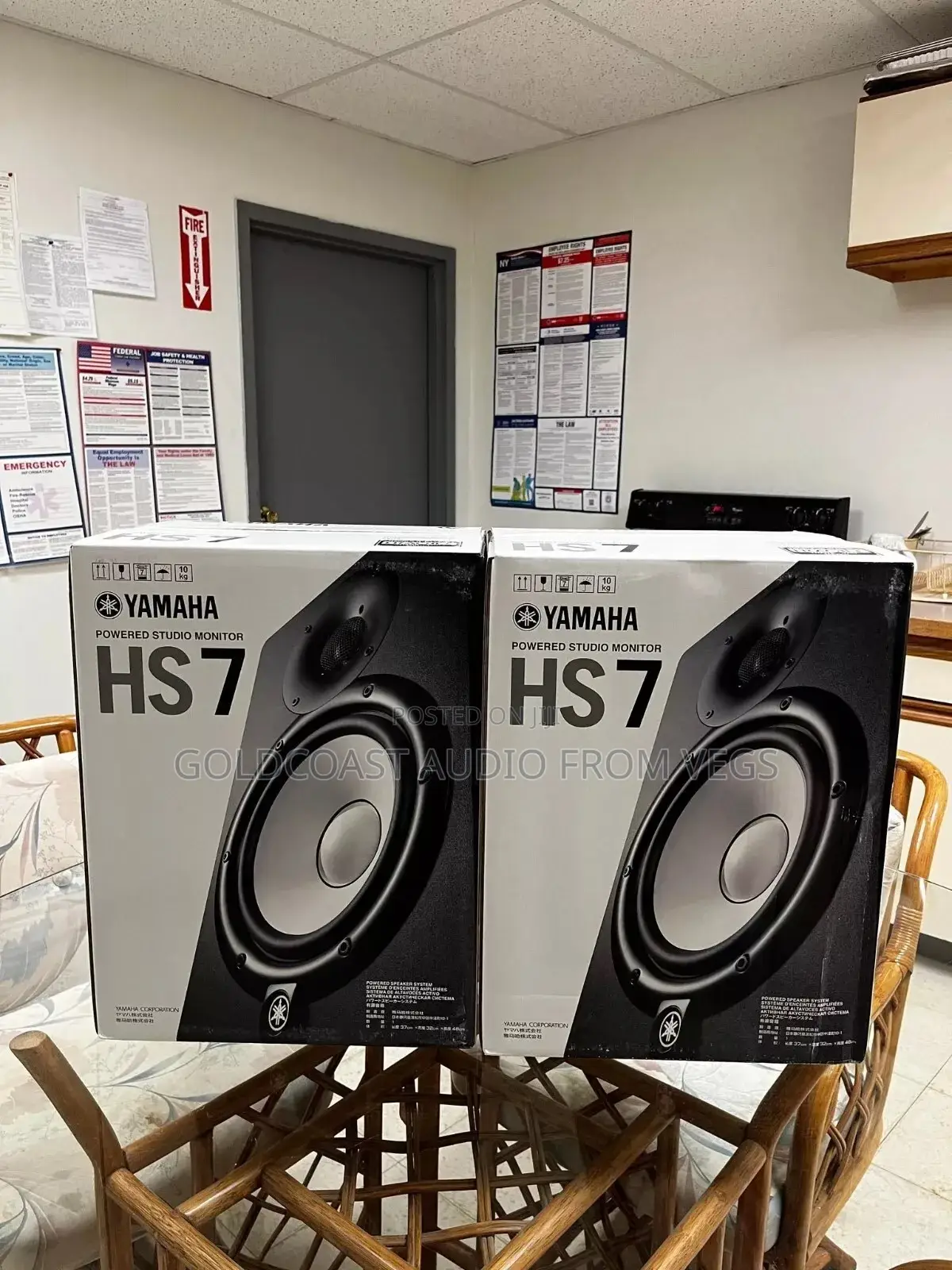 Yamaha Hs7i Powered Studio Monitor Sealed Box