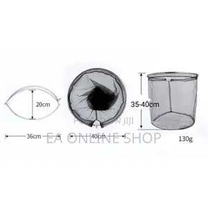 Long Stainless Steel Fish Scoop Net 210cm. Catfish Tilapia