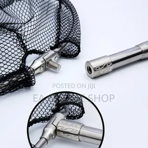 Long Stainless Steel Fish Scoop Net 210cm. Catfish Tilapia