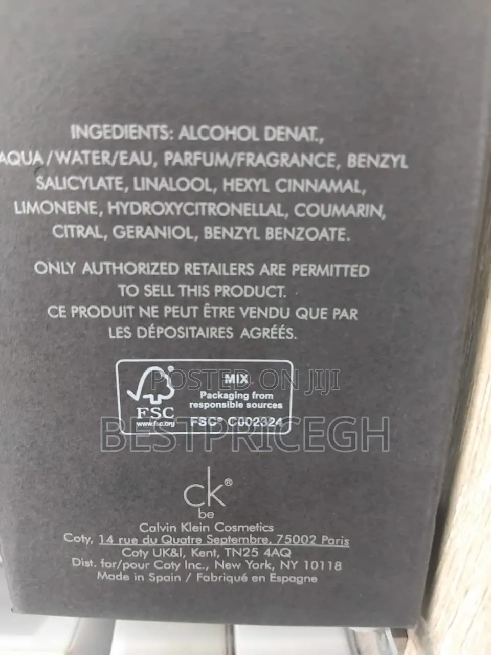 Calvin Klein 100ml