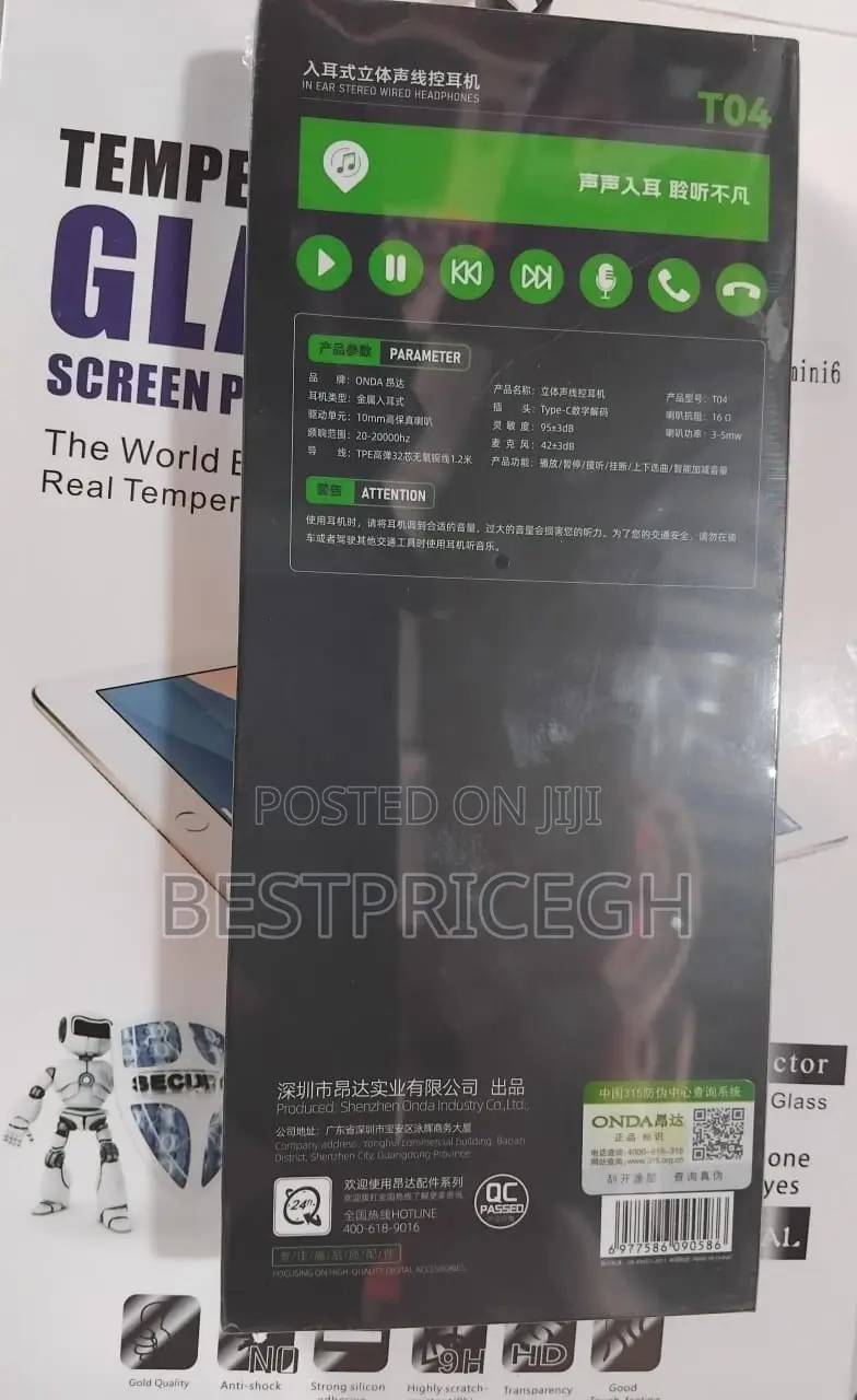 Onda T04 Type-C Earpiece