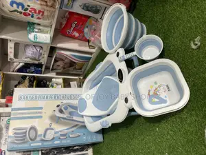 Foldable Bath Set With Thermometer