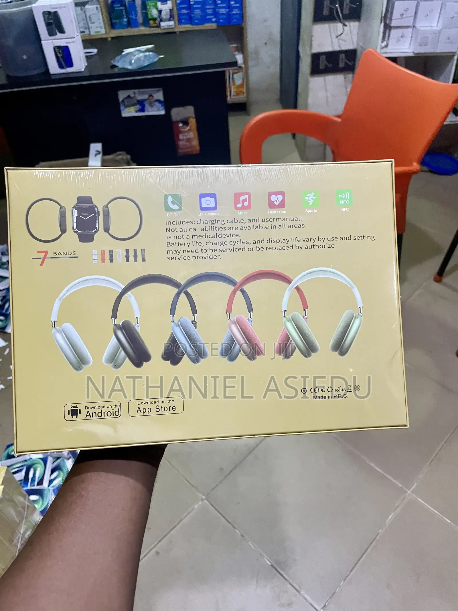 Smart Watch With Headset