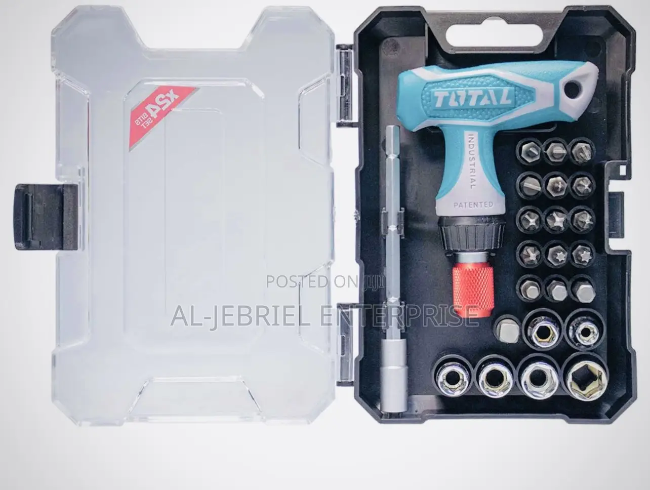 Total T-Handle Rachet Wrench Bits Set