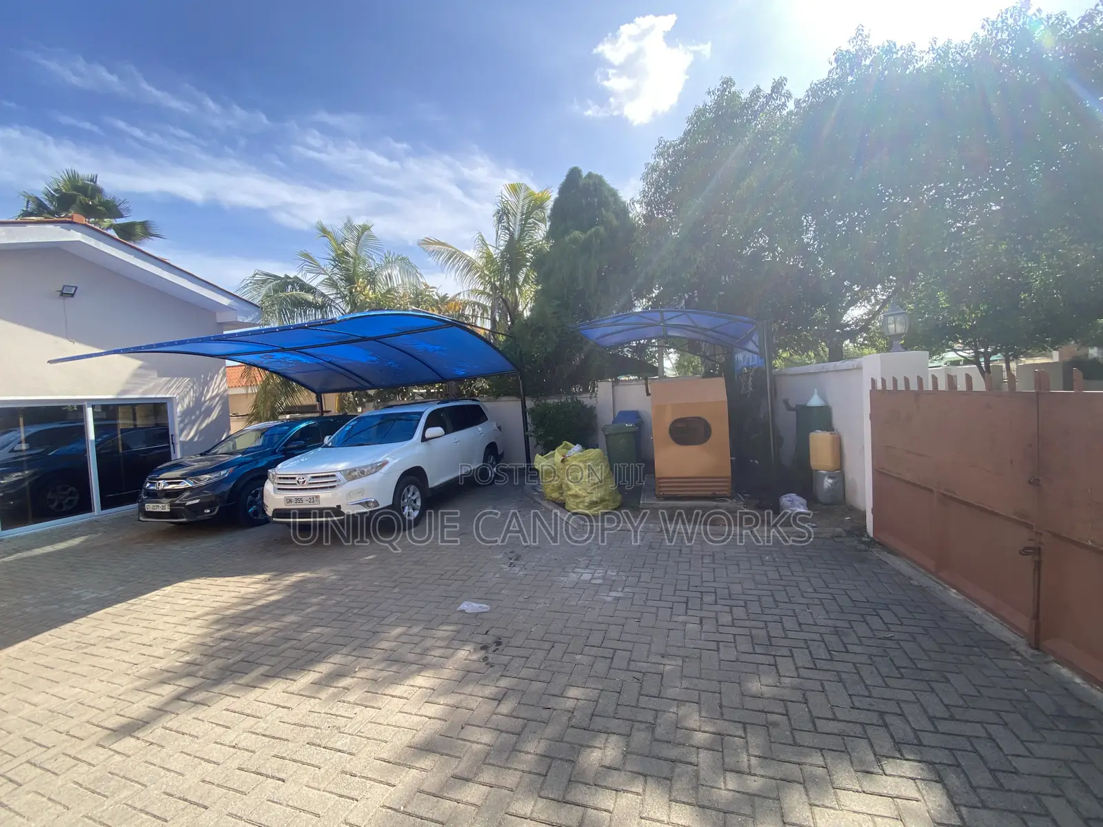 Canopies for Cars or Vehicles