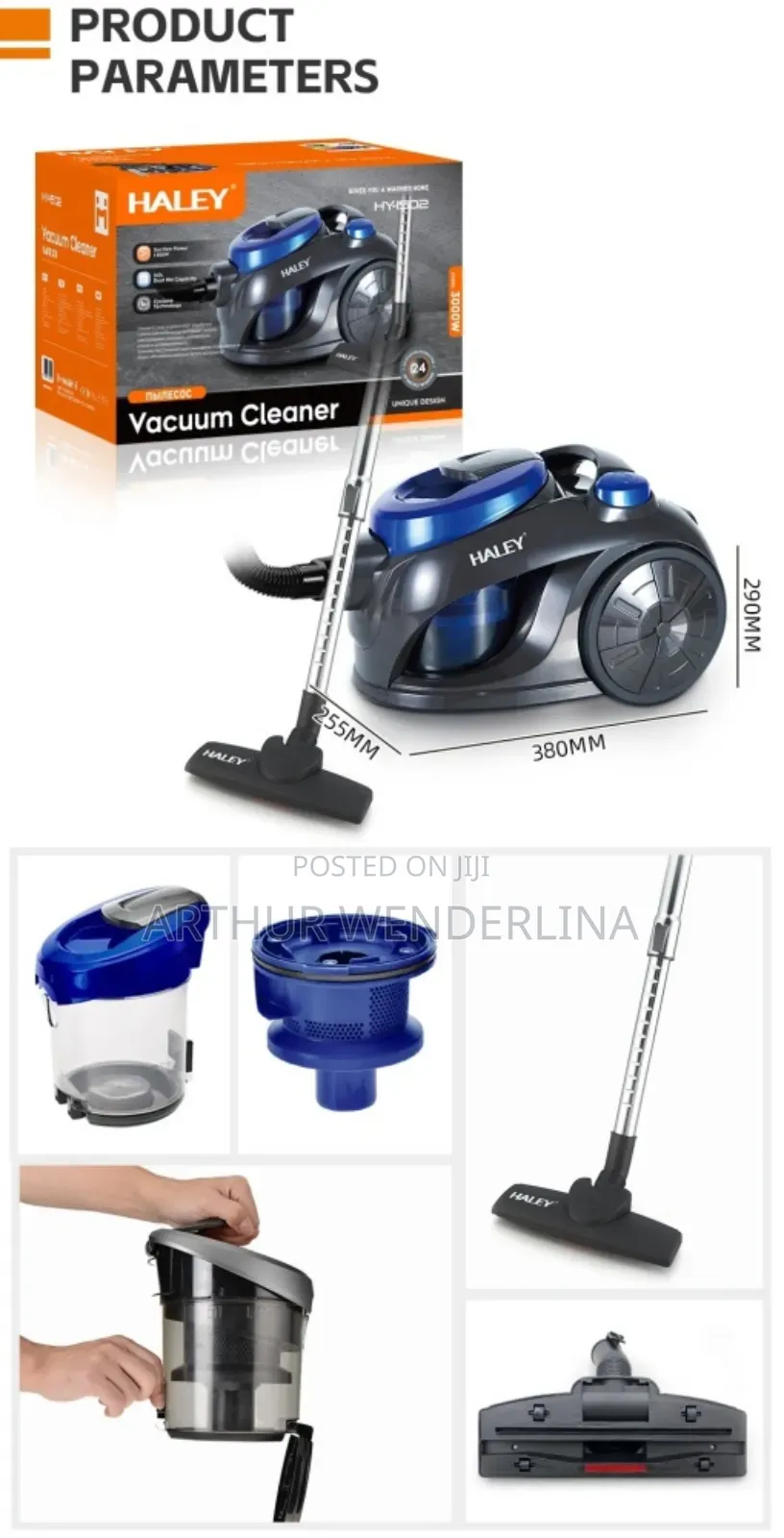 Haley Vacuum Cleaner 3000watt