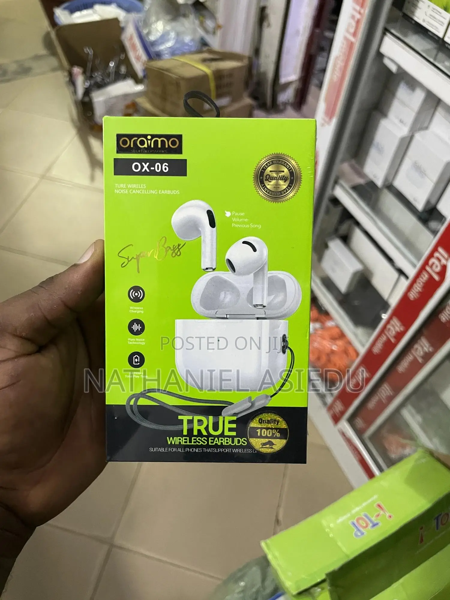 Oraimo 0x- 06 Wireless Earbuds