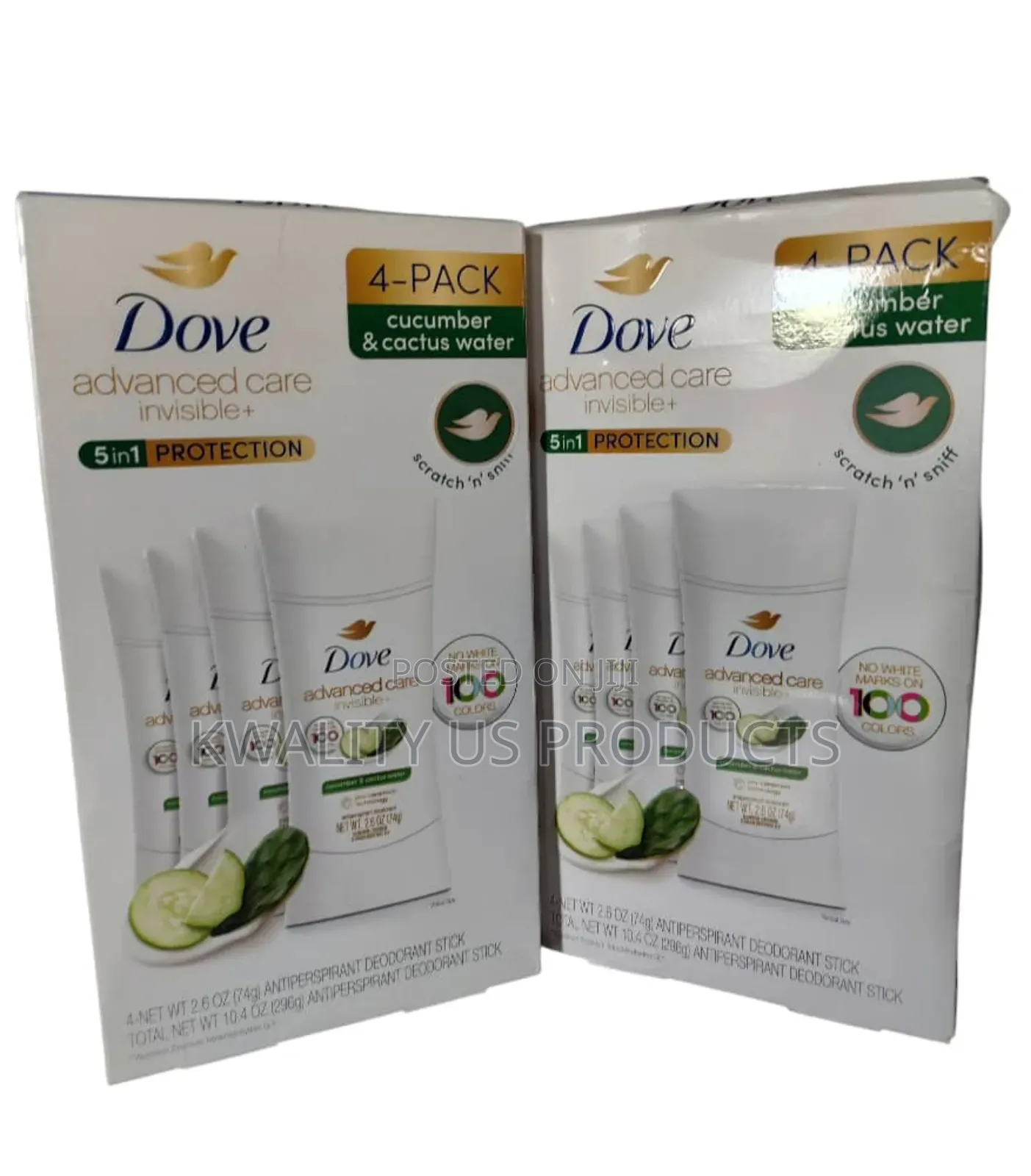 Dove Advanced Care Deodorant - 4 Pack