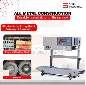Automatic Sealing Machin/ Continuous Band Sealer +Date Stamp