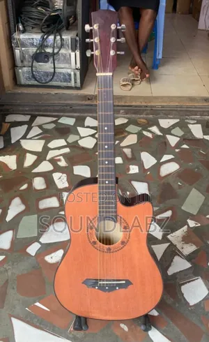 Brown Acoustic Guitar