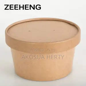 Kraft Paper Cup With Cover