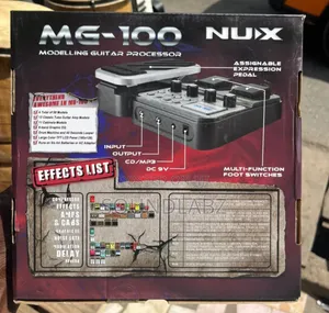 Nux Mg-100 Is A Multi-effects Modeling Guitar Processor