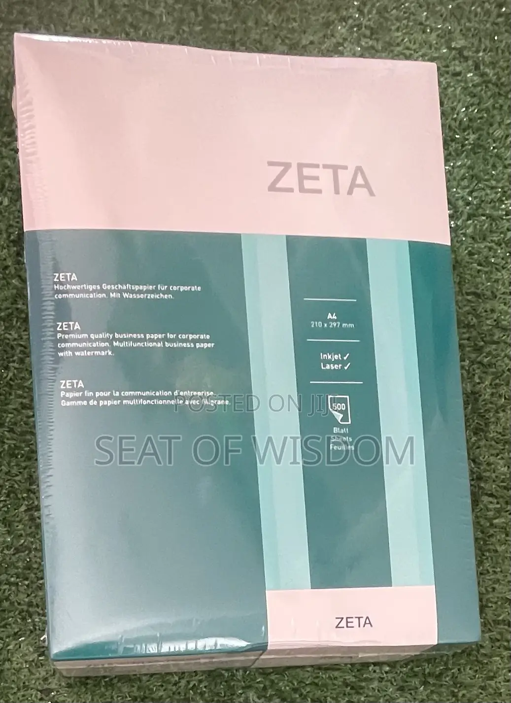 Zeta Paper With Water Marked