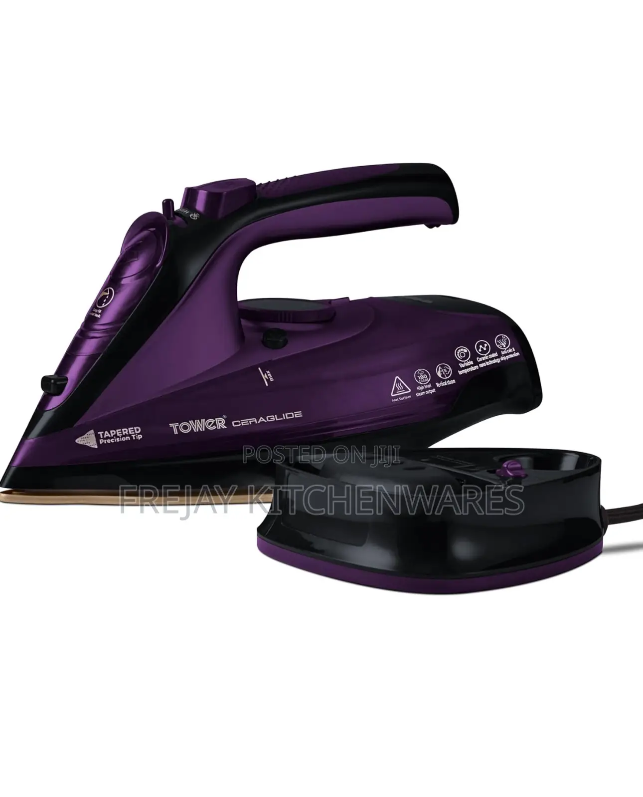 Tower 2 In 1 Cordless/Cord Iron