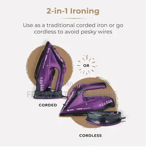 Tower 2 In 1 Cordless/Cord Iron