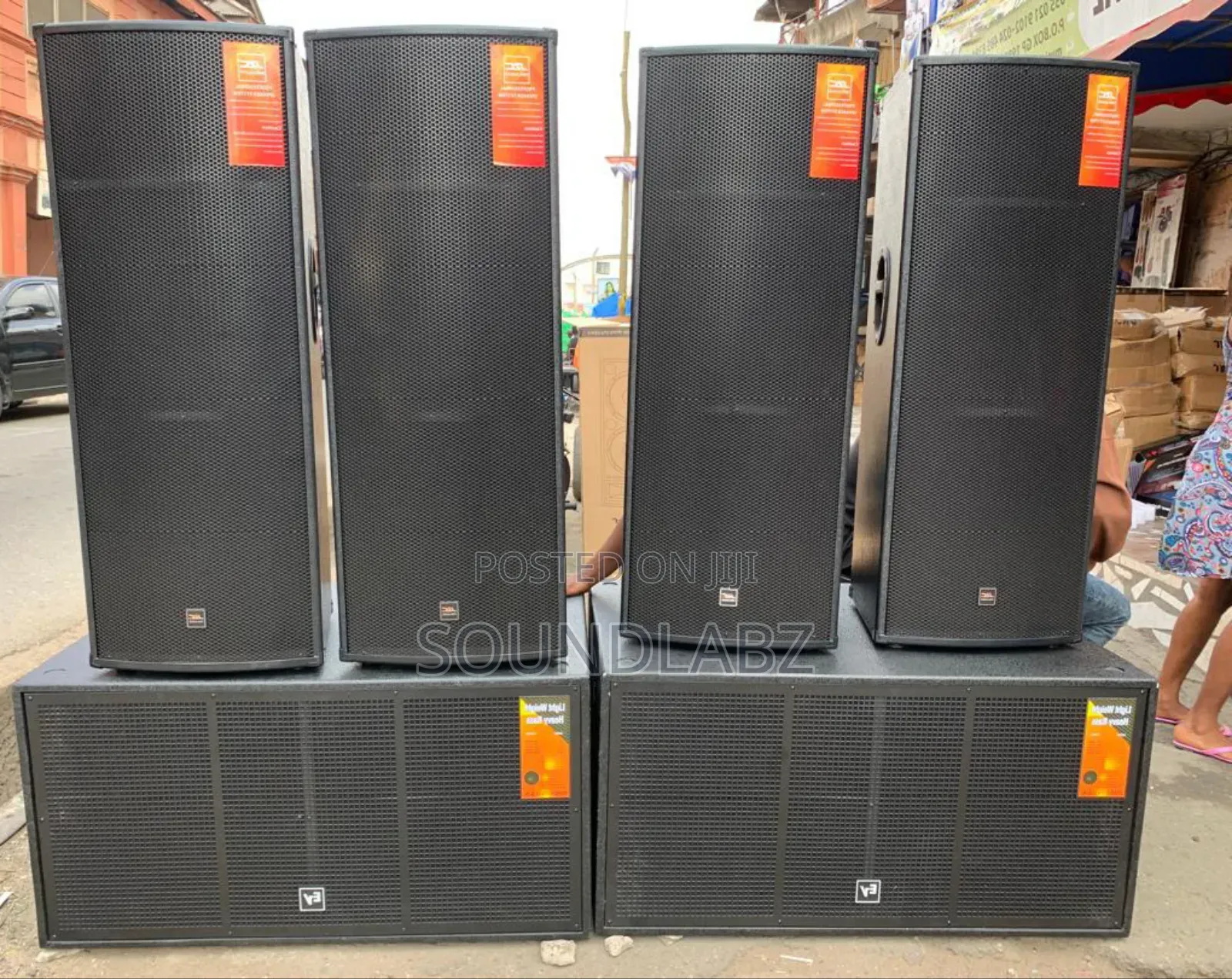 Full Setup Of Speakers For Professionals