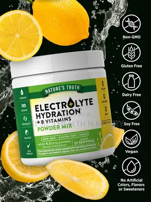 Nature's Truth Electrolytes Hydration Powder | No Sugar |