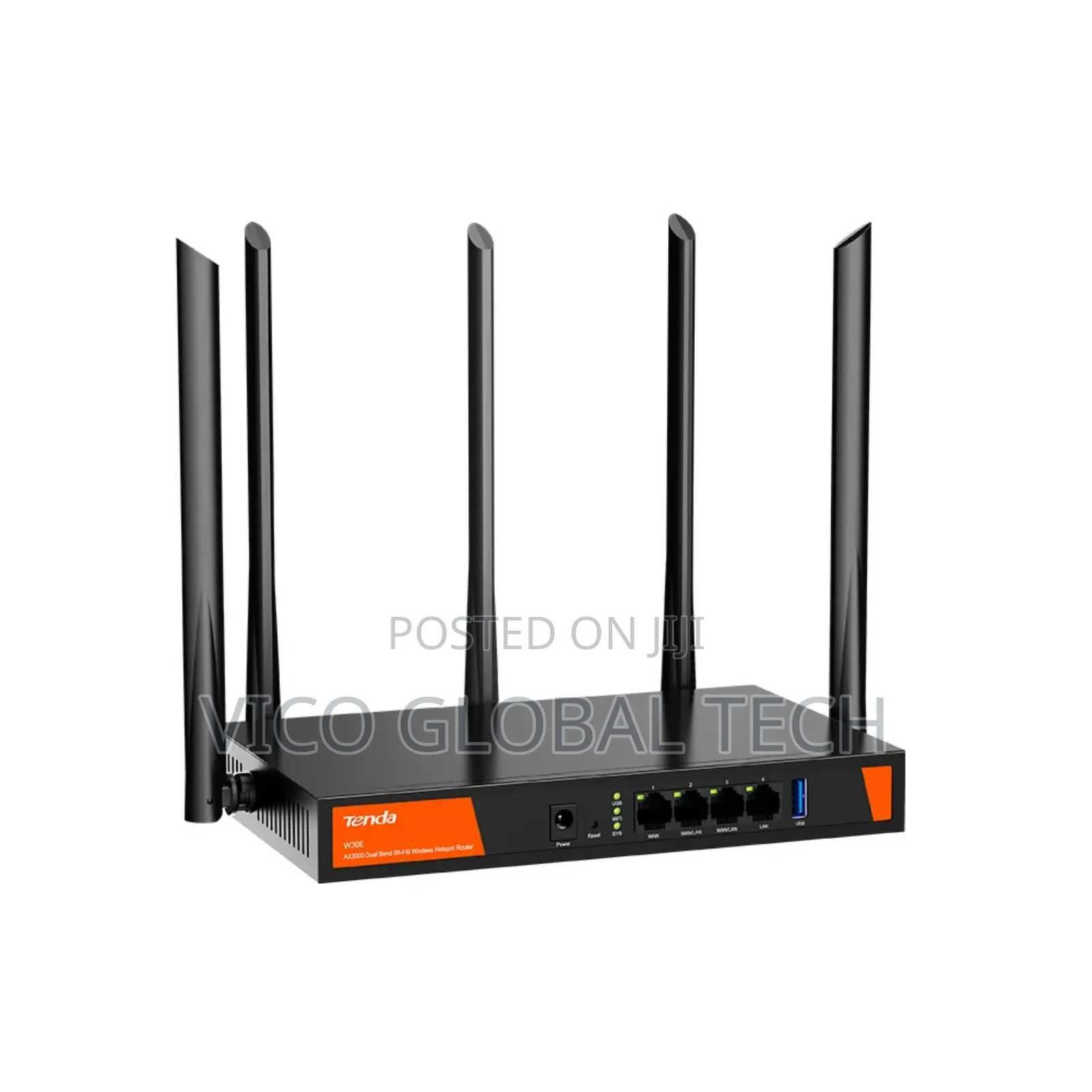 Tenda W30e Ax3000 Dual Band Wifi-6 Wireless Router