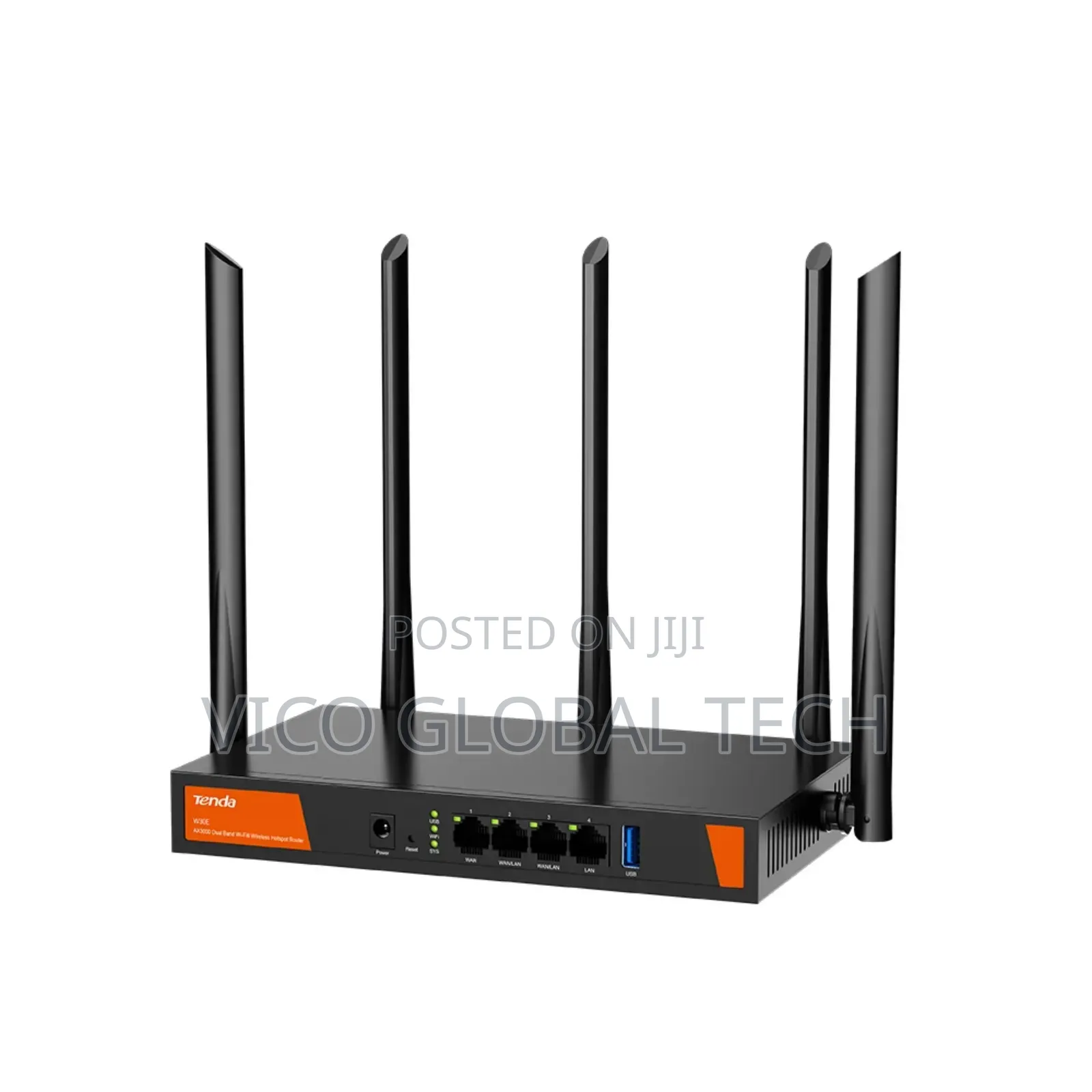 Tenda W30e Ax3000 Dual Band Wifi-6 Wireless Router