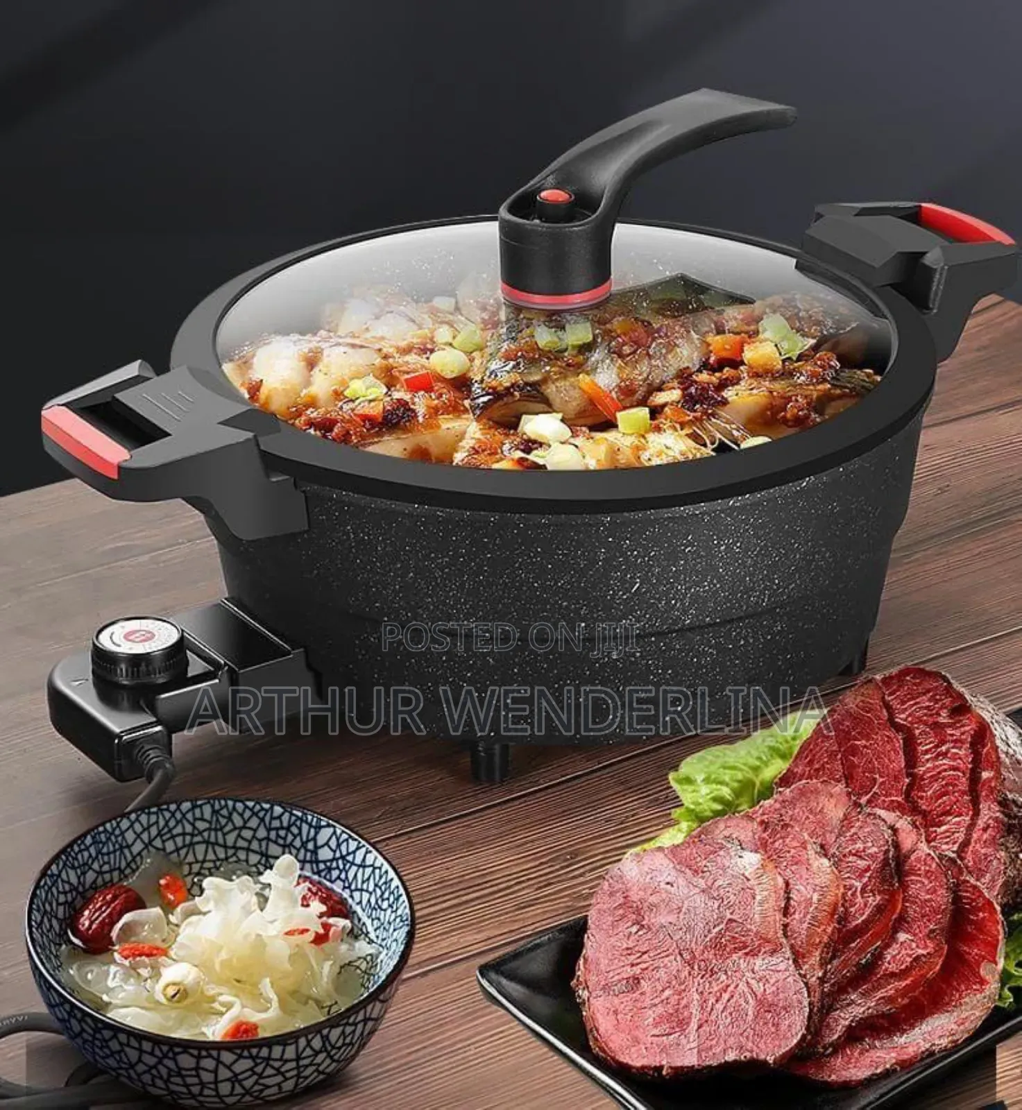 Hoffmans Multifunctional Electric Micro Pressure Cooker.8l