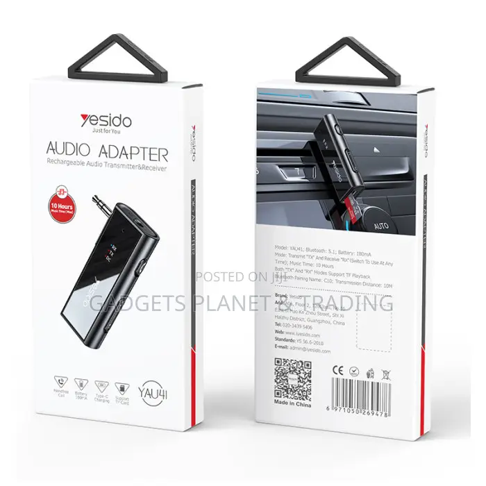 2in1 Bluetooth 3.5mm Audio Adapter 5.1 Transmitter Receiver