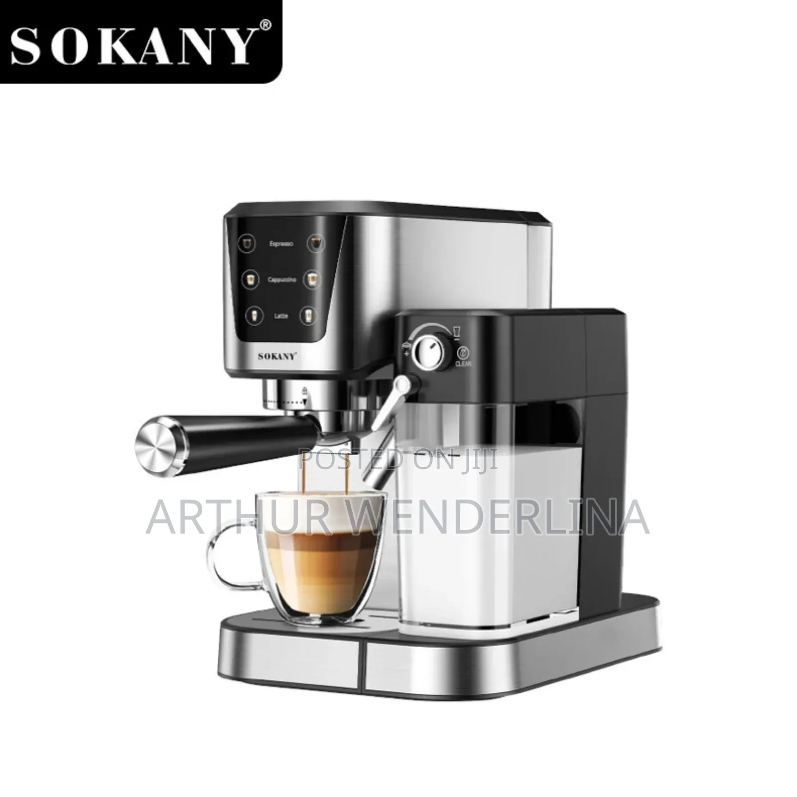 Sokany 20bar 3-in-1 Coffee Maker.1350watt