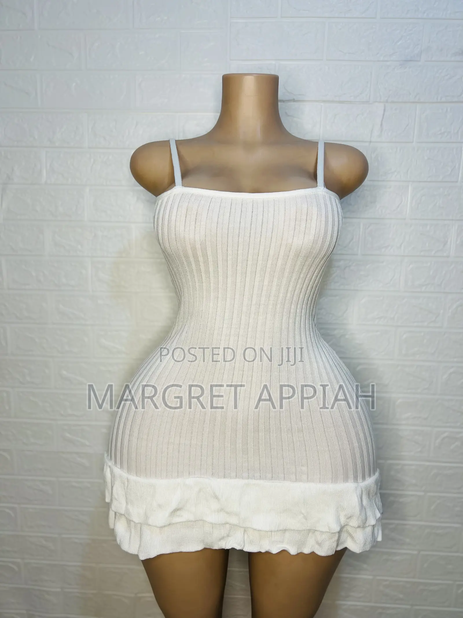 Ruffled Hem Mini Dress