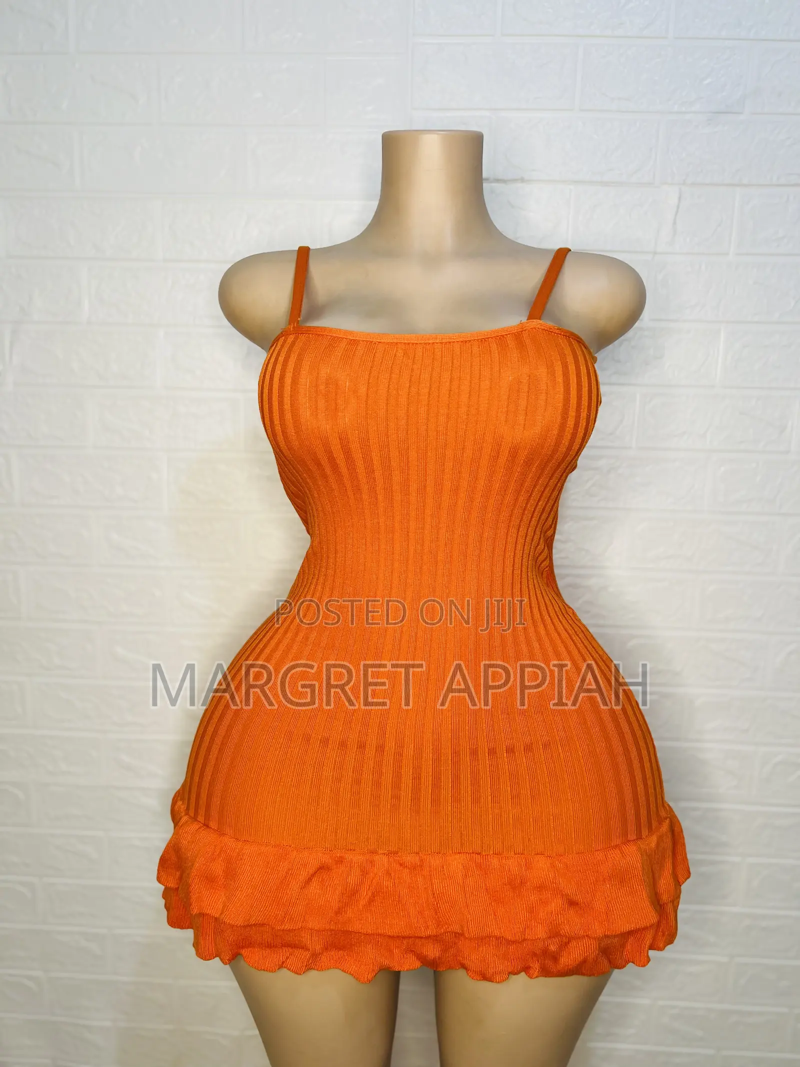 Ruffled Hem Mini Dress