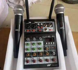4 Channel Mixer With Microphone