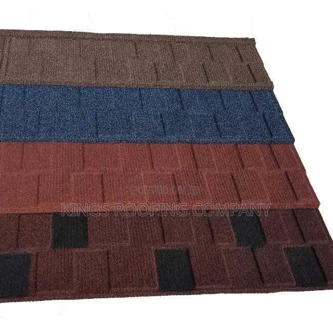 Diffrent Color Grades of Shingle Roofing Tiles