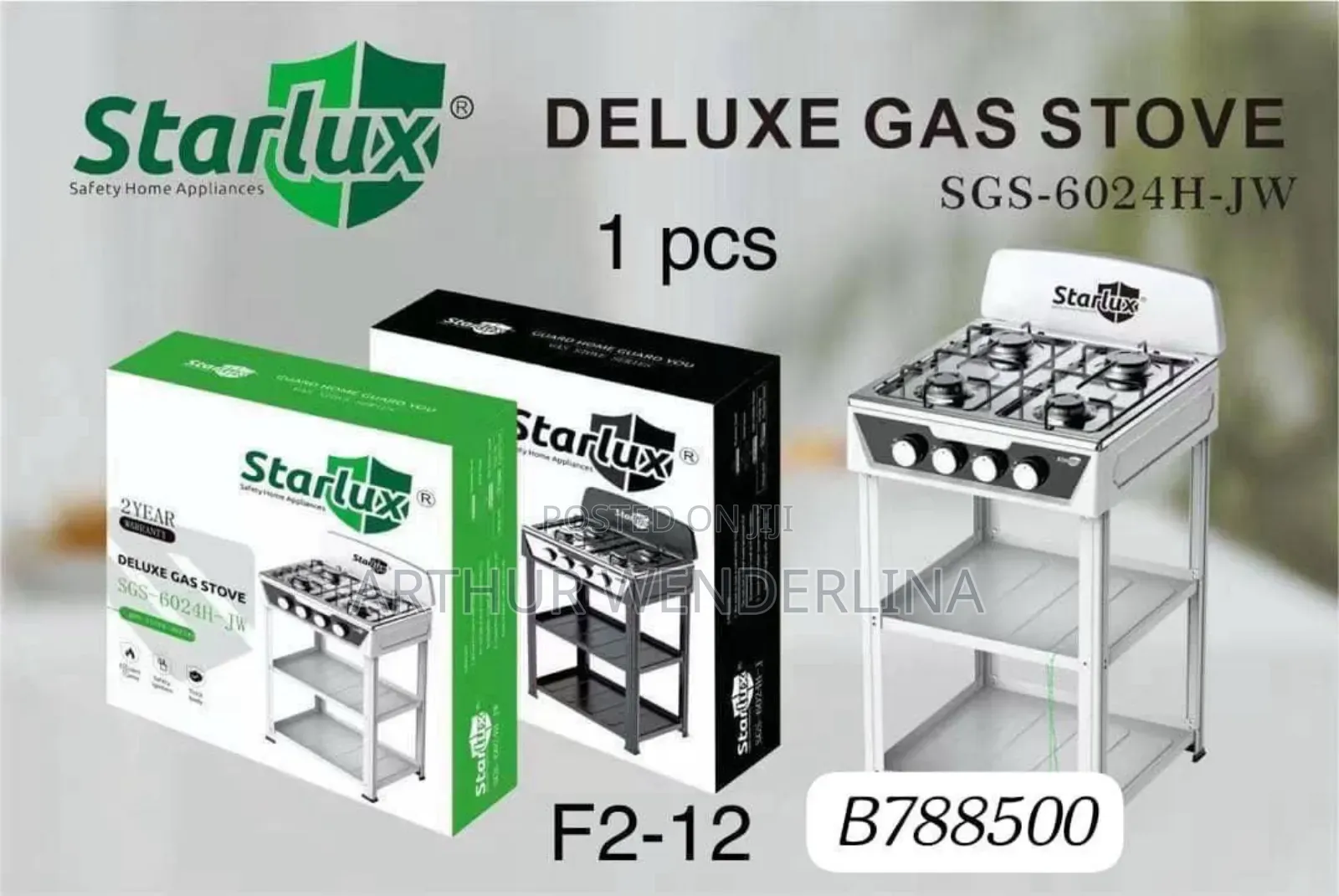 Starlux 4 Burner Gas Stove