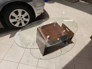 Center Table With Curved Stand