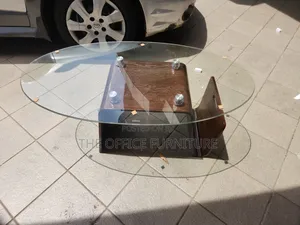Center Table With Curved Stand