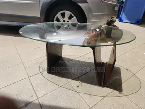 Center Table With Curved Stand