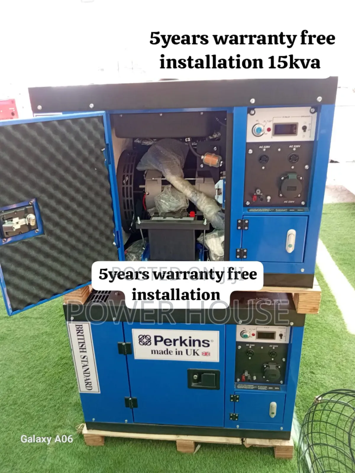 Generator for Health Care Facilities Perkins 16500watts 15kv