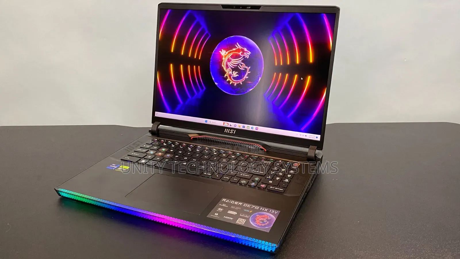 New Laptop MSI Raider GE78 32GB Intel Core I9 SSD 1T