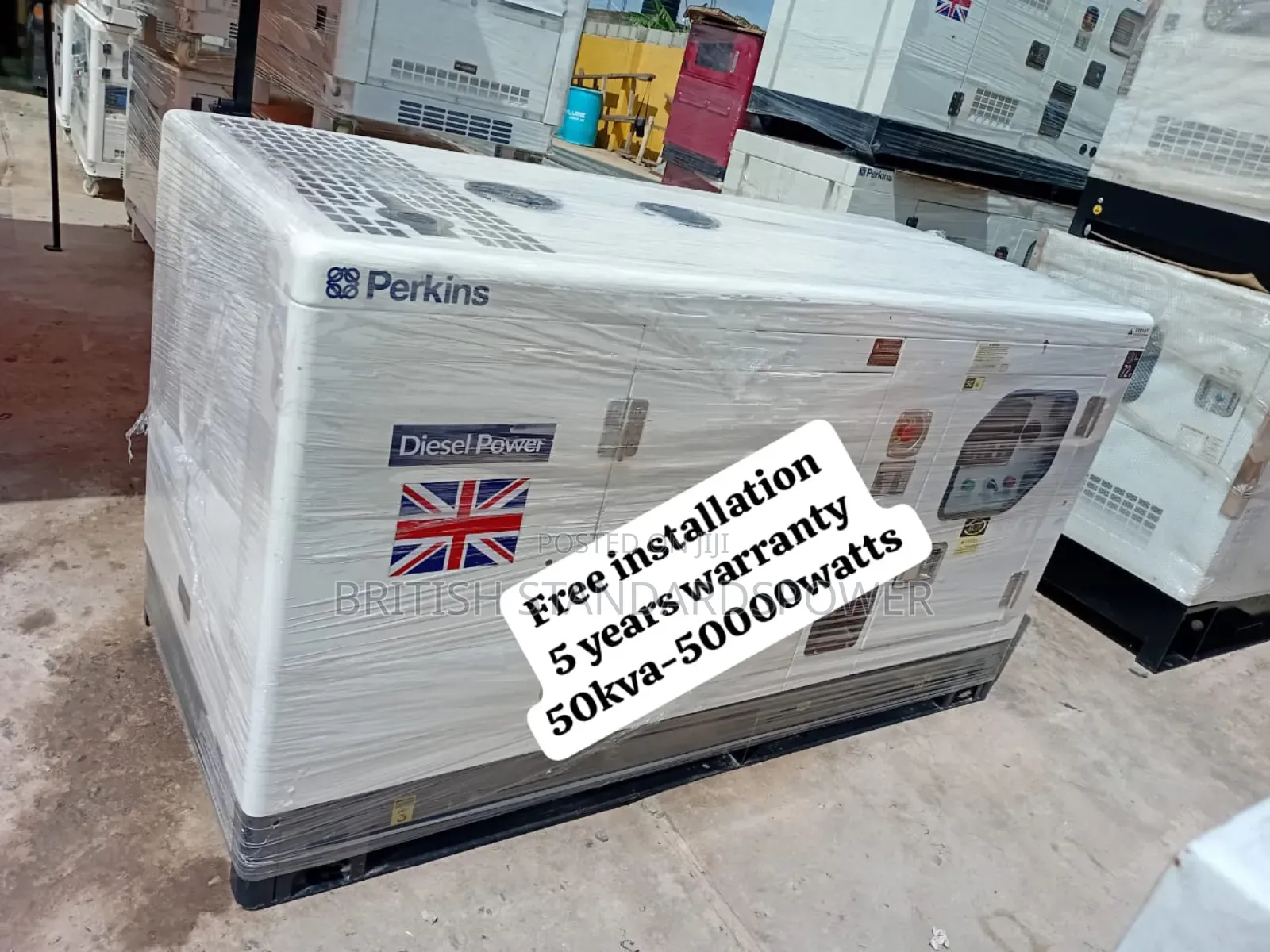 One Touch Start 50kva Silent Diesel Generator