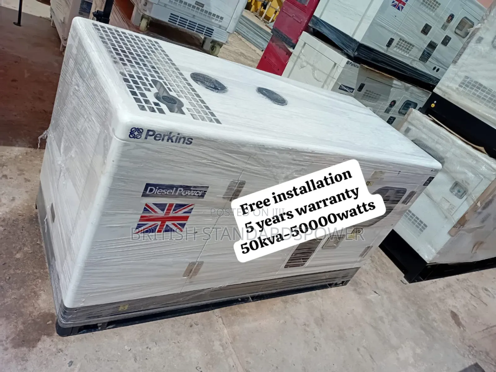 High Tech 50kva Silent Diesel Generator