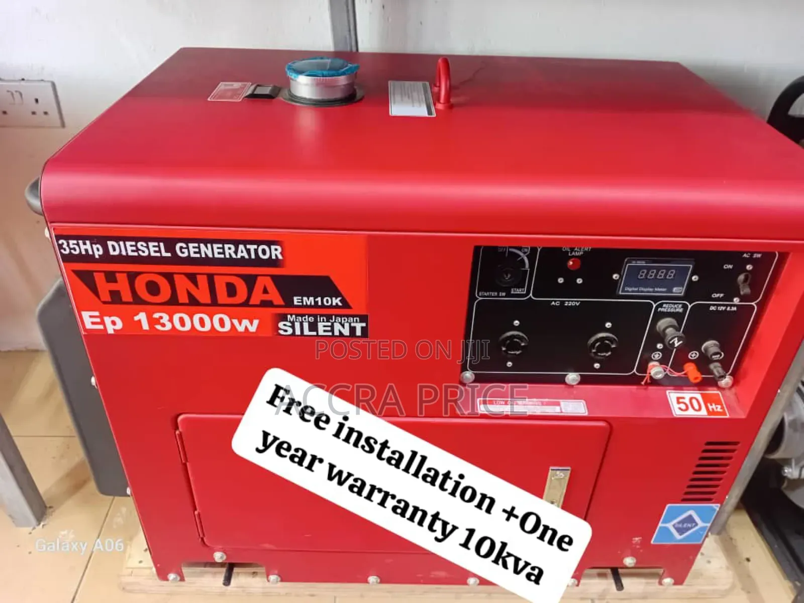 Unrivaled Honda Diesel Genset 10kva With Large Fuel Tank