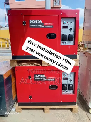 Unrivaled Honda Diesel Genset 15kva With Large Fuel Tank