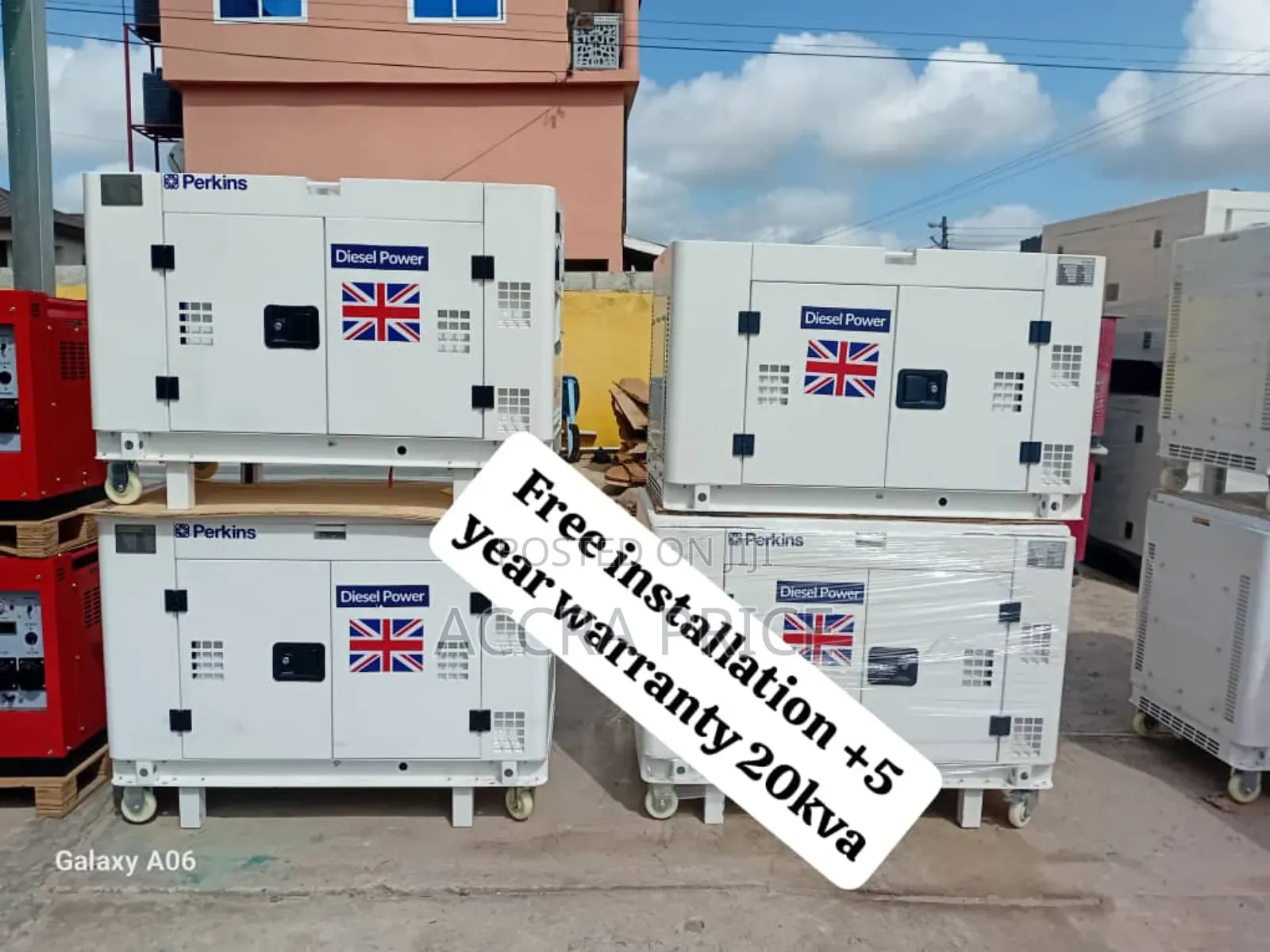 Unrivaled Perkins Diesel Genset 20kva With Large Fuel Tank