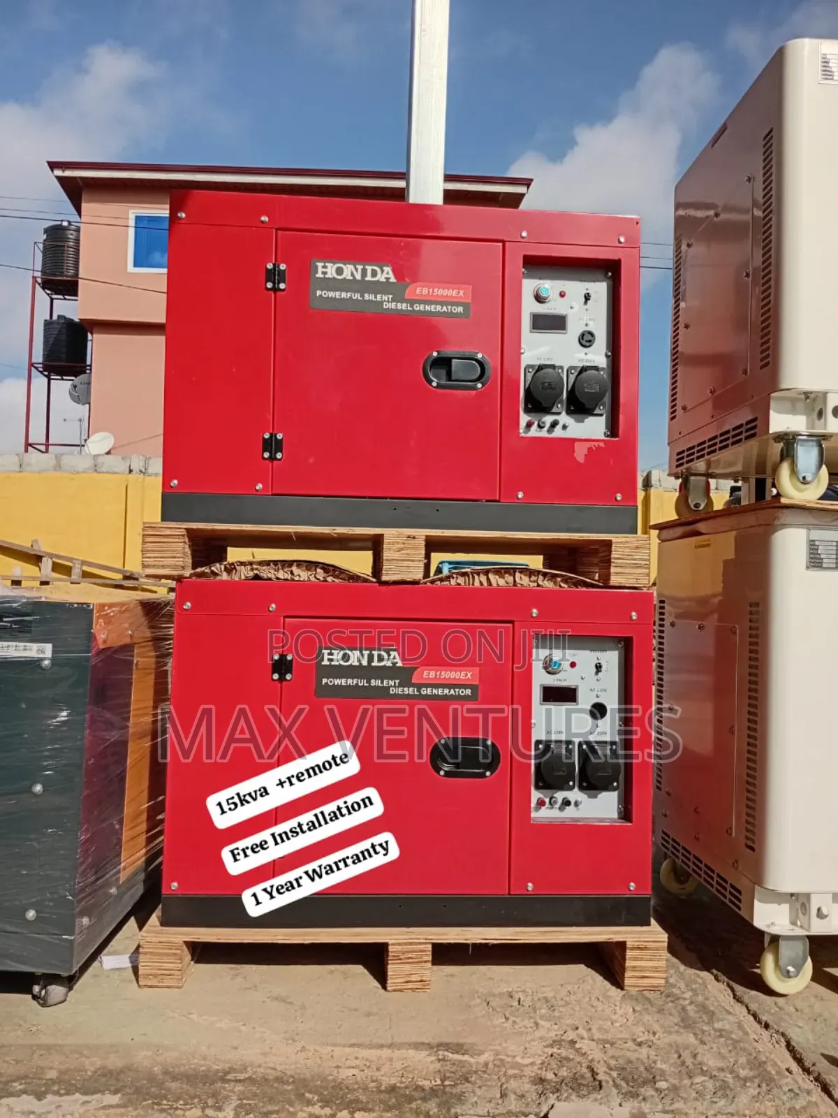 Honda 15kva Diesel Powerpro Solutions Genset for Industrial