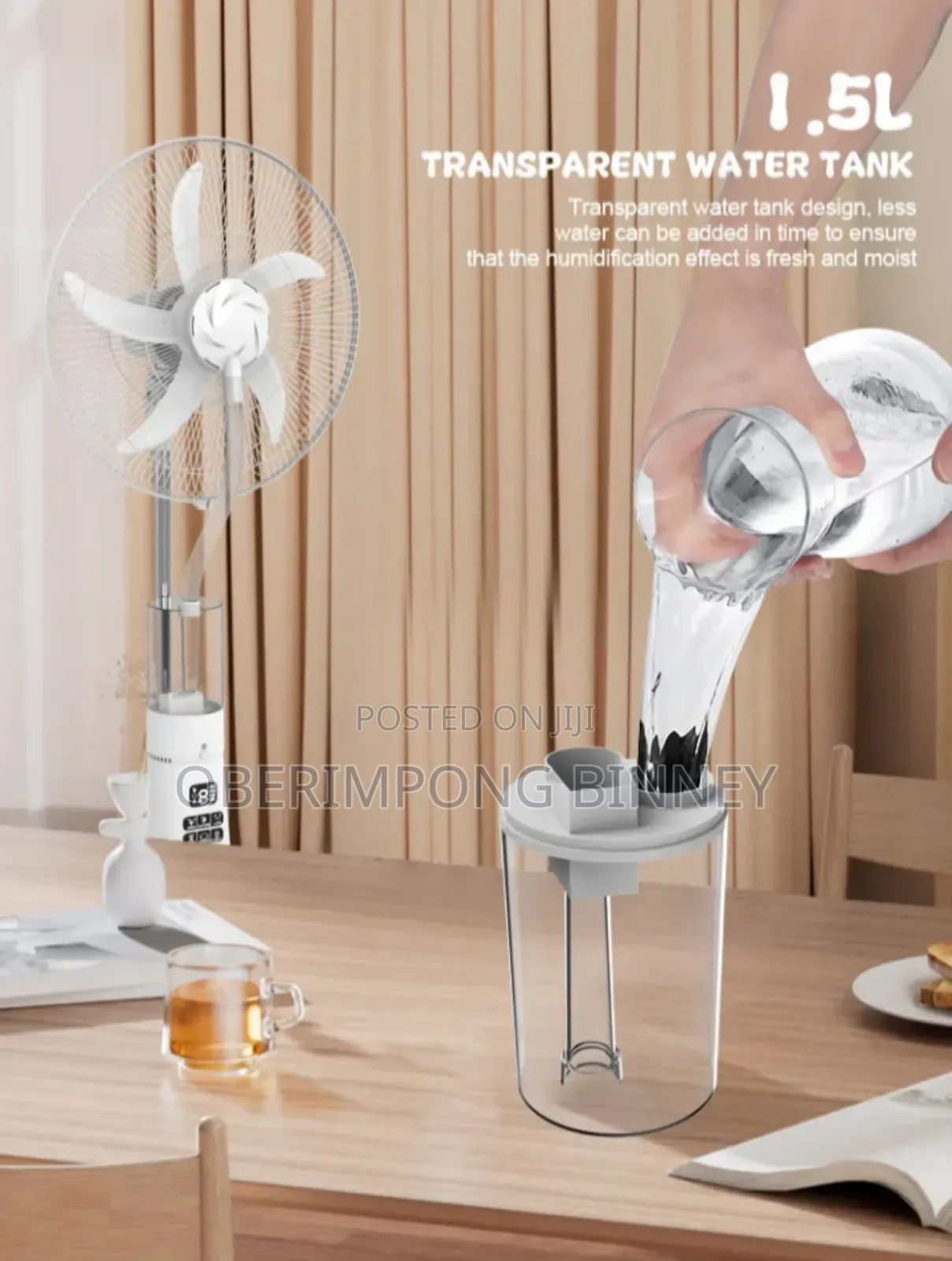 Rechargeable Mist Fan