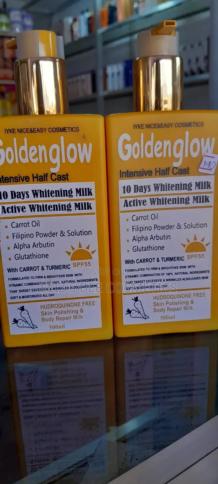 Original Golden Glow Intensive Half Cast Lotion