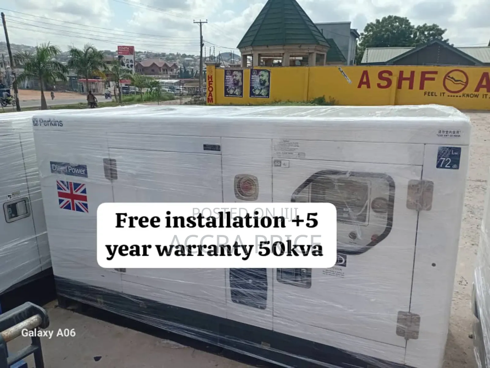 Diesel Fuelled 50kva Perkins Generator