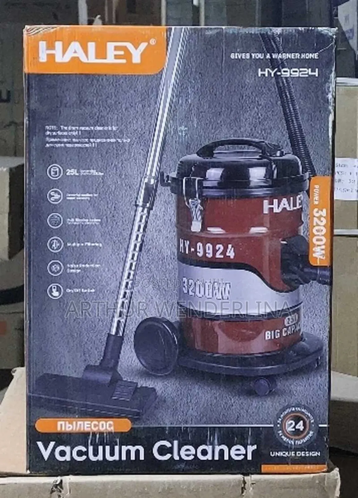 Haley Vacuum Cleaner 2200watt 3200watt