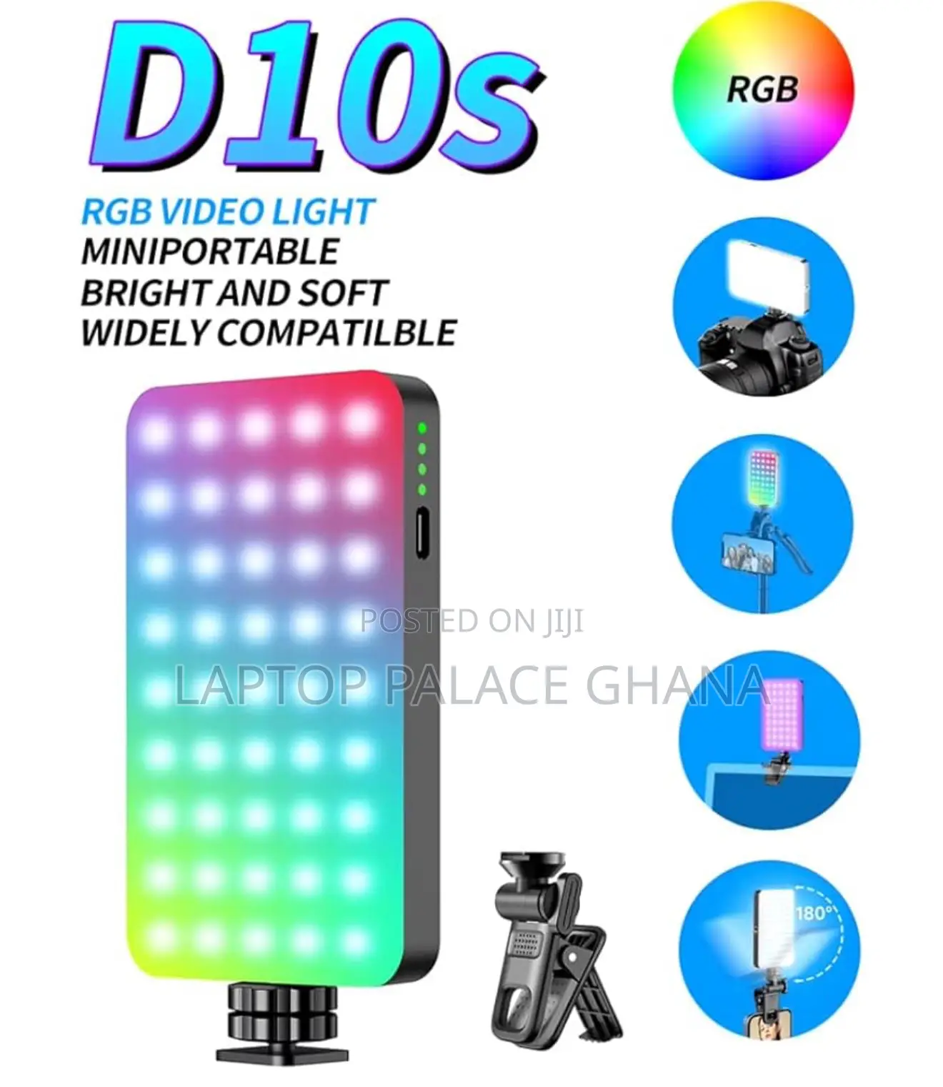 Generic D10s 129 Led RGB Video Light