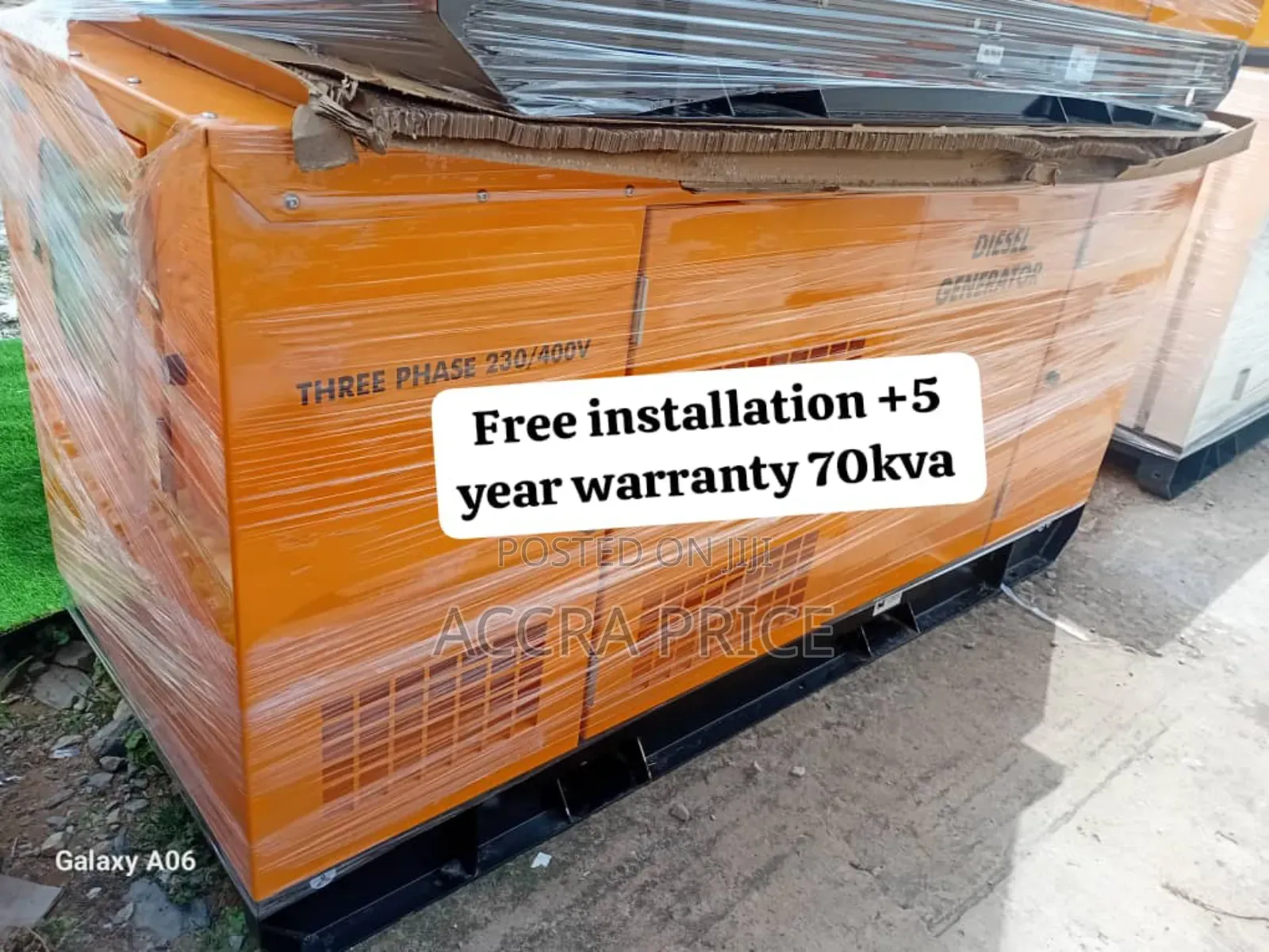 Diesel Fuelled 70kva Perkins Generator