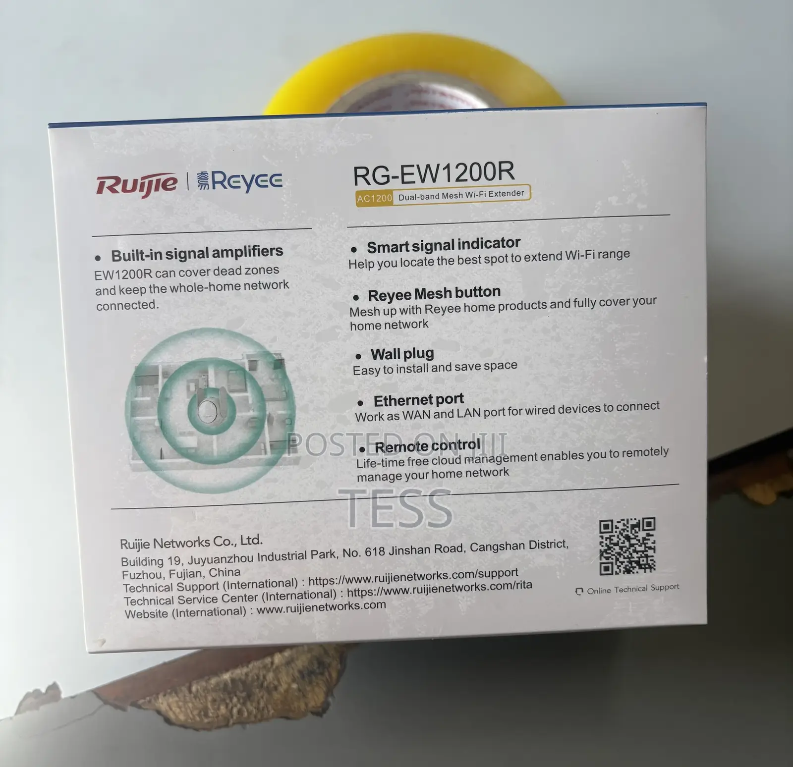 Ruijie Rg-Ew1200r 1200mbps Dual Band Mesh Wi-Fi Extender